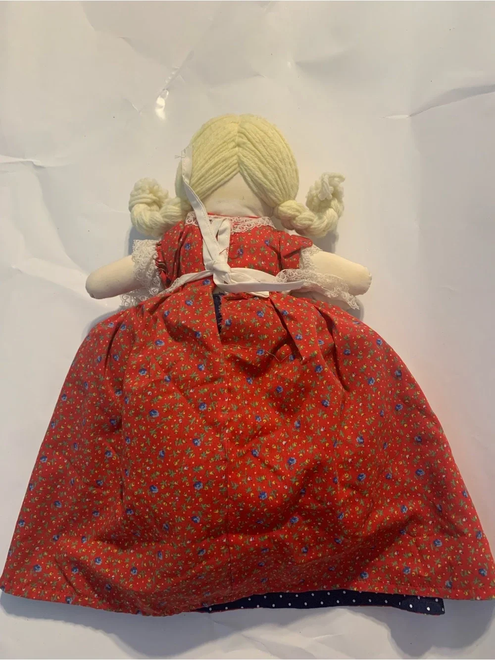 Vintage 3-n-1 Topsy Turvy Flip Doll Red Riding Hood Grandma Wolf Toy Reversible